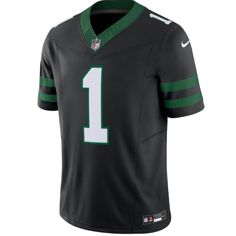 Sauce Gardner New York Jets Nike‎ Jersey XL Black Alternate Vapor FUSE Limited